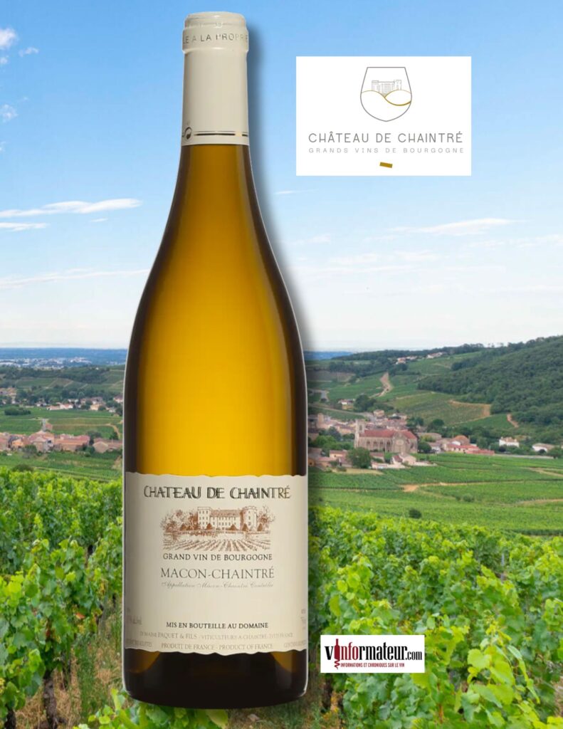 Château de Chaintré, Bourgogne, Mâconnais, Mâcon-Chaintré AOC, Domaines Paquet, vin blanc, 2024