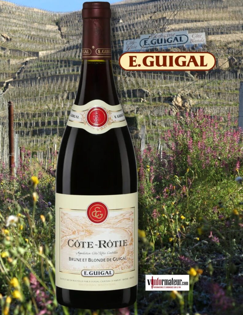 E. Guigal, Côte-Rôtie AOC, ‘’Brune et Blonde’’, vin rouge, 2021 bouteille