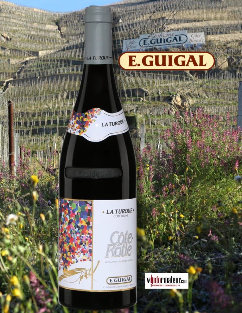 E. Guigal, Côte-Rôtie, ‘’La Turque’’, vin rouge, 2021 bouteille