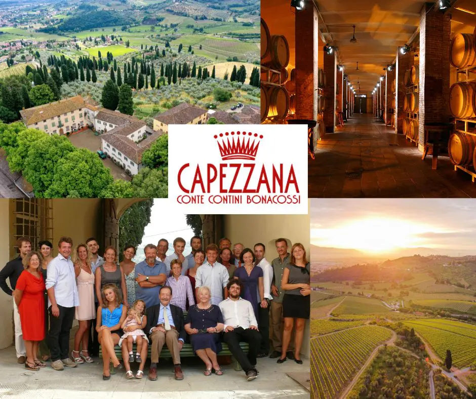 Tenuta Capezzana: famille Contini, chai et vignobles