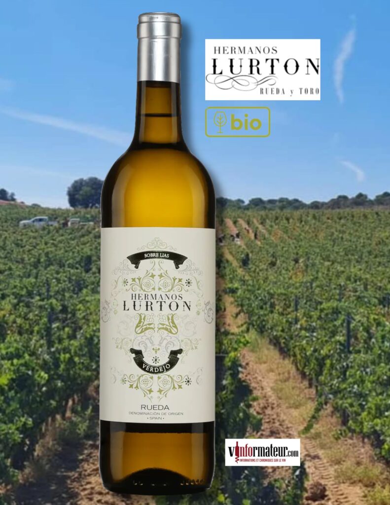 Verdejo, La Perdiz, Hermanos Lurton, Espagne, Rueda, vin blanc bio, 2024