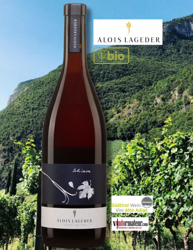 Alois Lageder, Schiava, Italie, Alto Adige DOC/SudTirol, vin rouge bio, 2024 bouteille