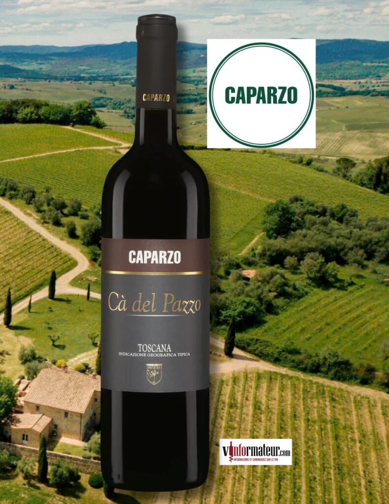 Caparzo, Ca Del Pazzo, Toscana IGT, vin rouge, 2021 bouteille