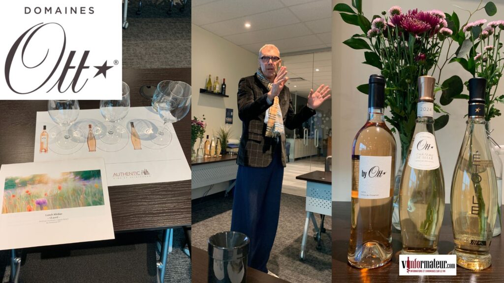 Dégustation vins rosés Domaines Ott: Christophe Coppola Renard Domaines Ott - agence Authentic