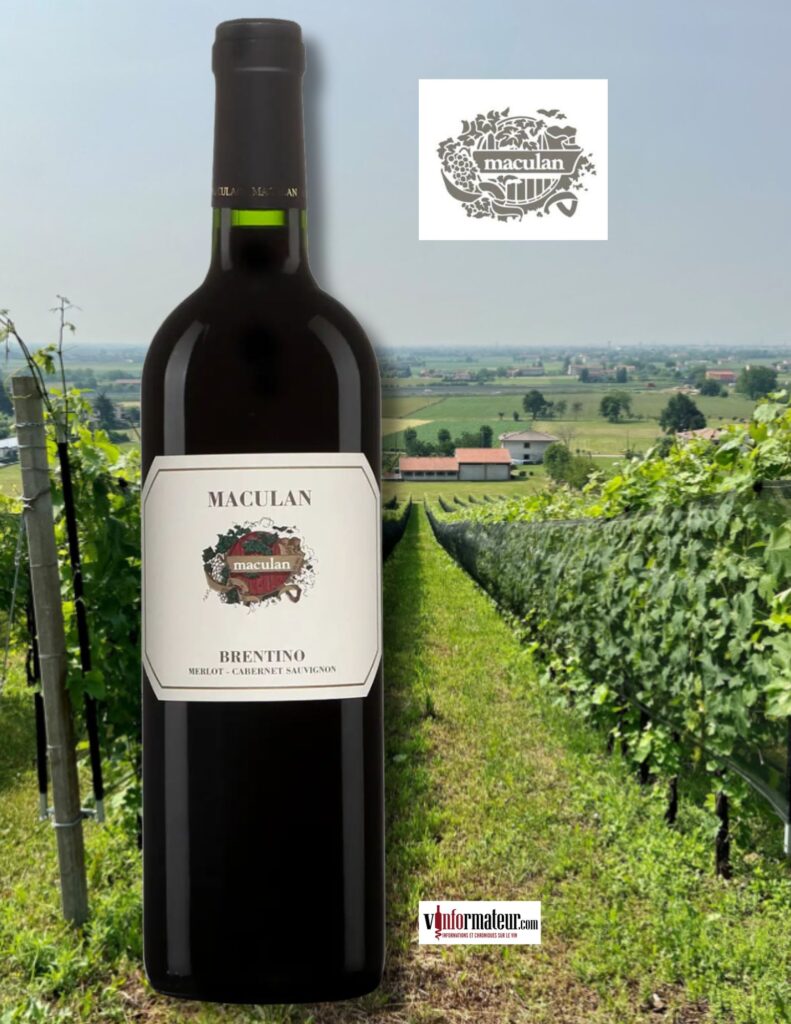 Maculan, Brentino, Vénétie, Breganze Rosso DOC, vin rouge, 2022 bouteille