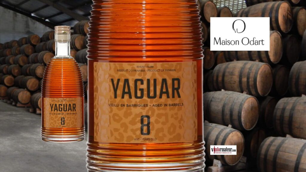 Yaguar, Rhum ambré, vieilli 8ans, Panama, 750ml bouteille