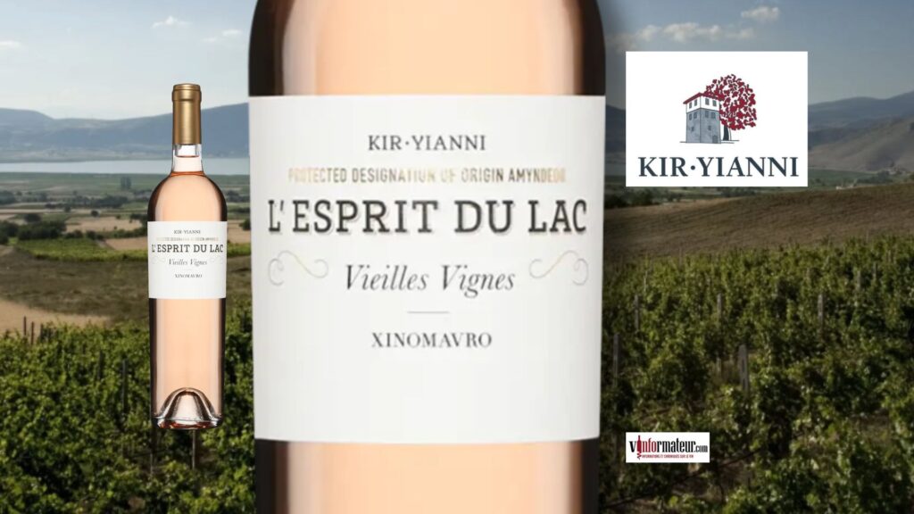 Kir Yianni, L’Esprit du Lac, 2025. ☀️ Un rosé grec tendu, fruité et savoureux parfait pour l’été