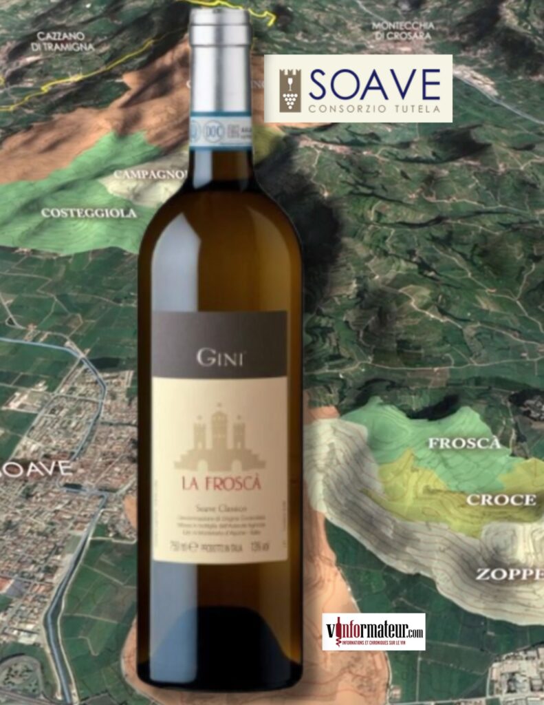 Soave Classico DOC, ‘’La Frosca’’, Gini, vin blanc, 2023 bouteille