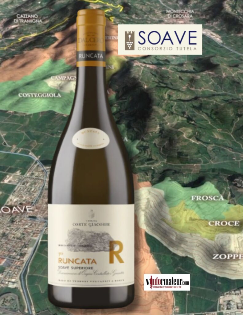 Soave Superiore DOCG, Ronca Monte Calvarina ‘’Runcata’’, Dal Cero, Tenuta di Corte Giacobbe, vin blanc, 2023 bouteille