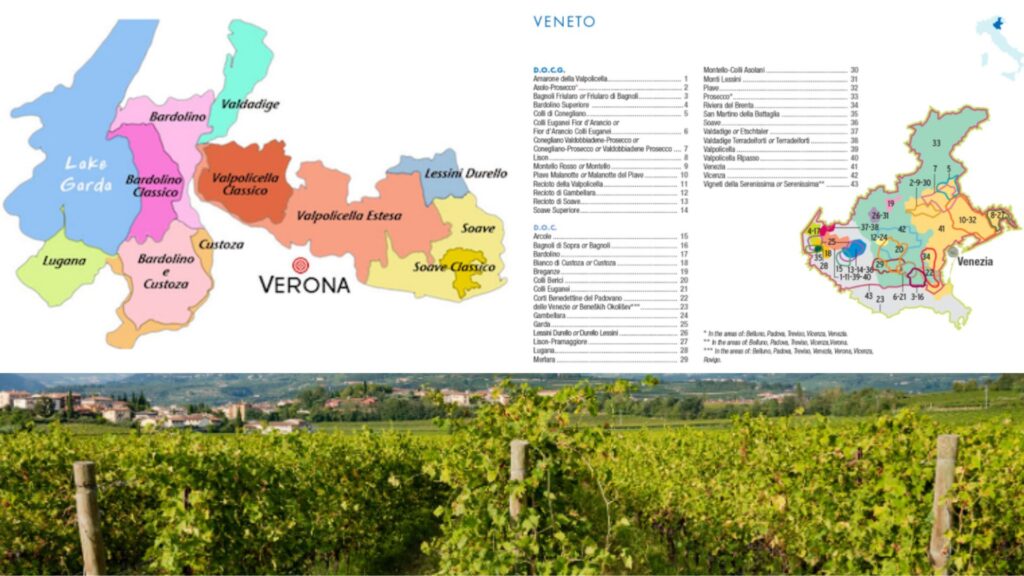 Carte viticole Vénétie, Valpolicella