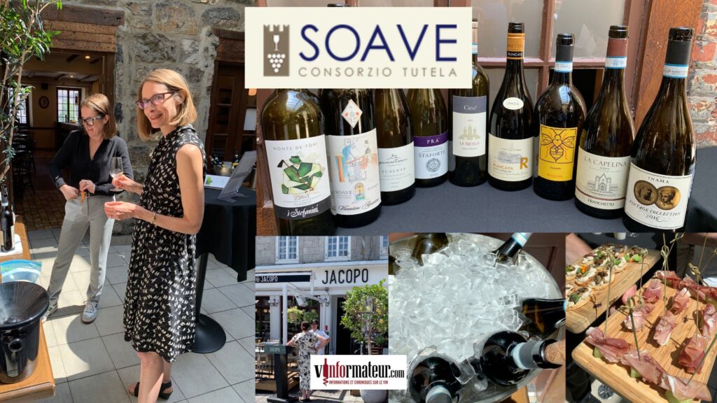 Dégustation des vins de l'appellation Soave: Michaela Morris, restaurant Jacopo