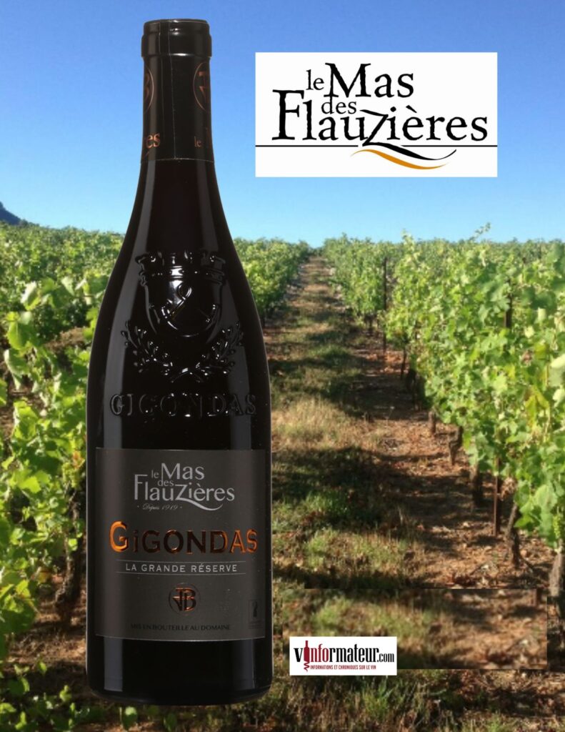 Le Mas des Flauzières, Cru du Gigondas AOC, La Grande Réserve, 2021 bouteille