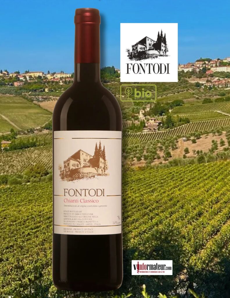 Fontodi, Chianti Classico DOCG, vin rouge bio, 2022 bouteille