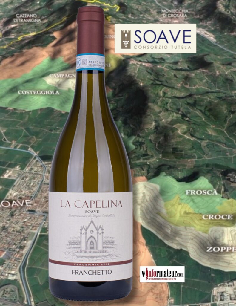 Soave DOC, ‘’La Capellina’’, Franchetto, UGA Ronca Monte Calvarina, vin blanc, 2018 bouteille