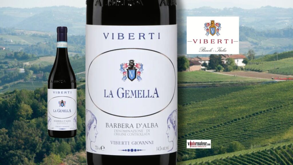 La Gemella, Barbera d’Alba, 2023. Un rouge italien juteux, velouté et absolument gourmand 🍒