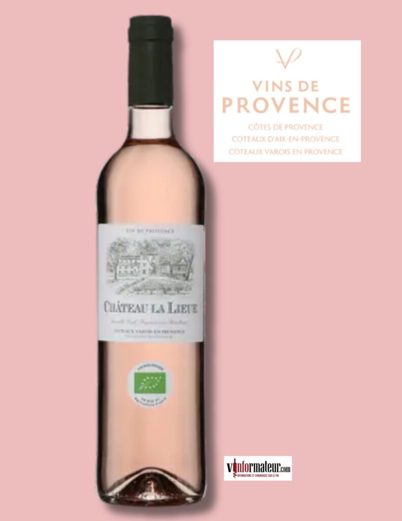 Château La Lieue, Coteaux Varois en Provence, rosé, 2025 bouteille