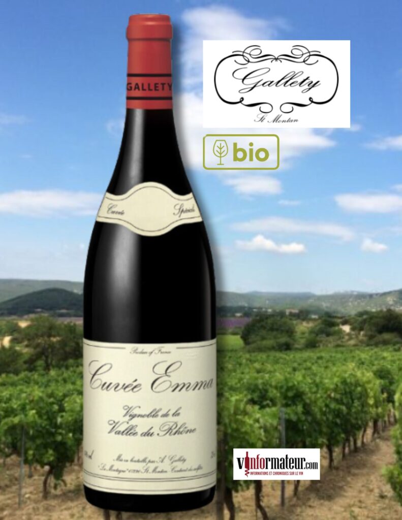 Cuvée Emma, Vignoble de la Vallée du Rhône, 2022 bouteille