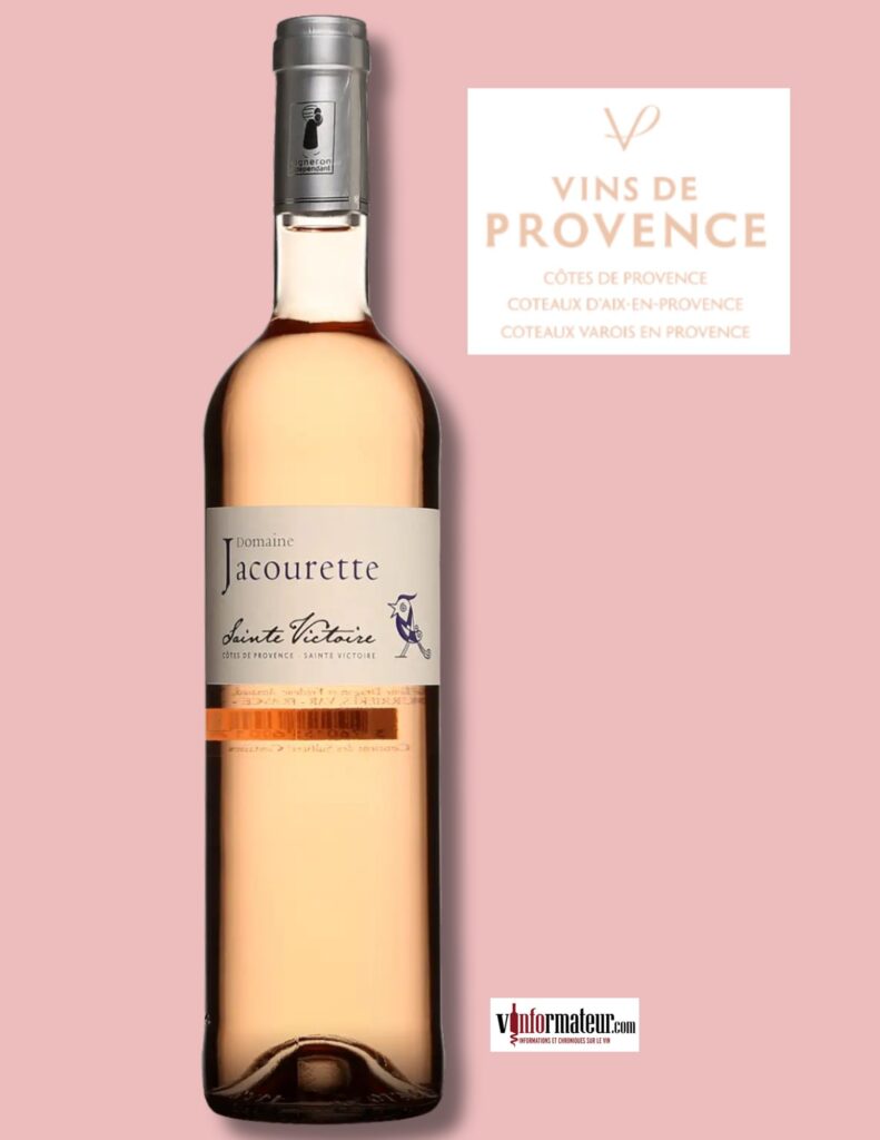 Domaine Jacourette, Provence, Sainte-Victoire, vin rosé, 2025 bouteille