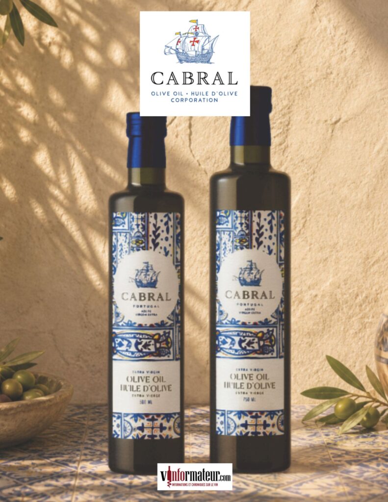 Lancement de l'huile portugaise extra vierge Cabral bouteilles