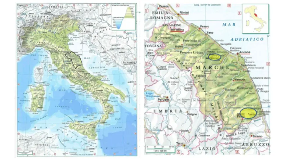 Carte viticole Les Marches