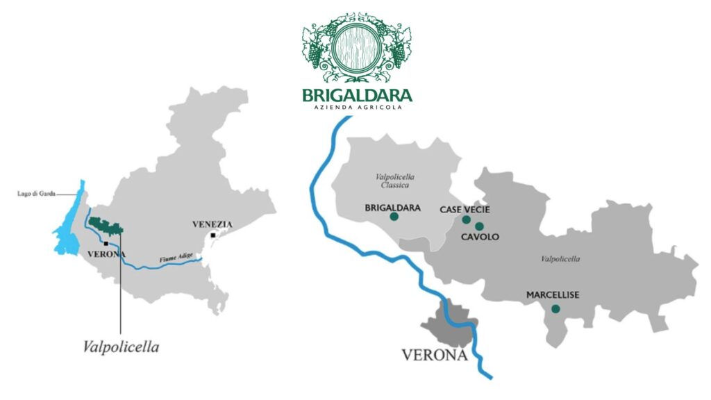 Carte viticole Valpolicella - Brigaldara