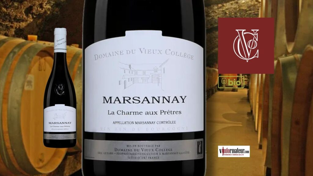 Domaine du Vieux Collège La Charme aux Prêtres 2023 : un Marsannay raffiné