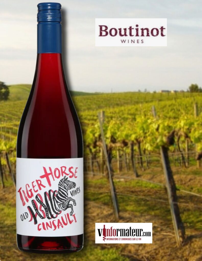Tiger Horse, Cinsault, Old Vines, Afrique du Sud, Western Cape, vin rouge, 2024 bouteille