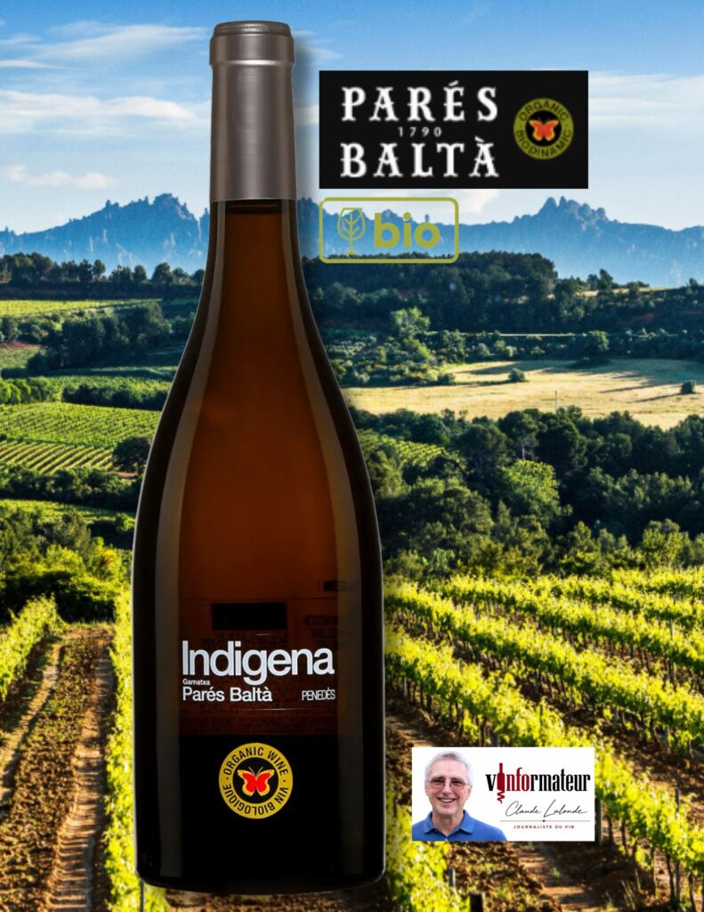 Indigena, Parés Balta, Garnatxa, Espagne, Penedès, vin blanc bio, 2025 bouteille