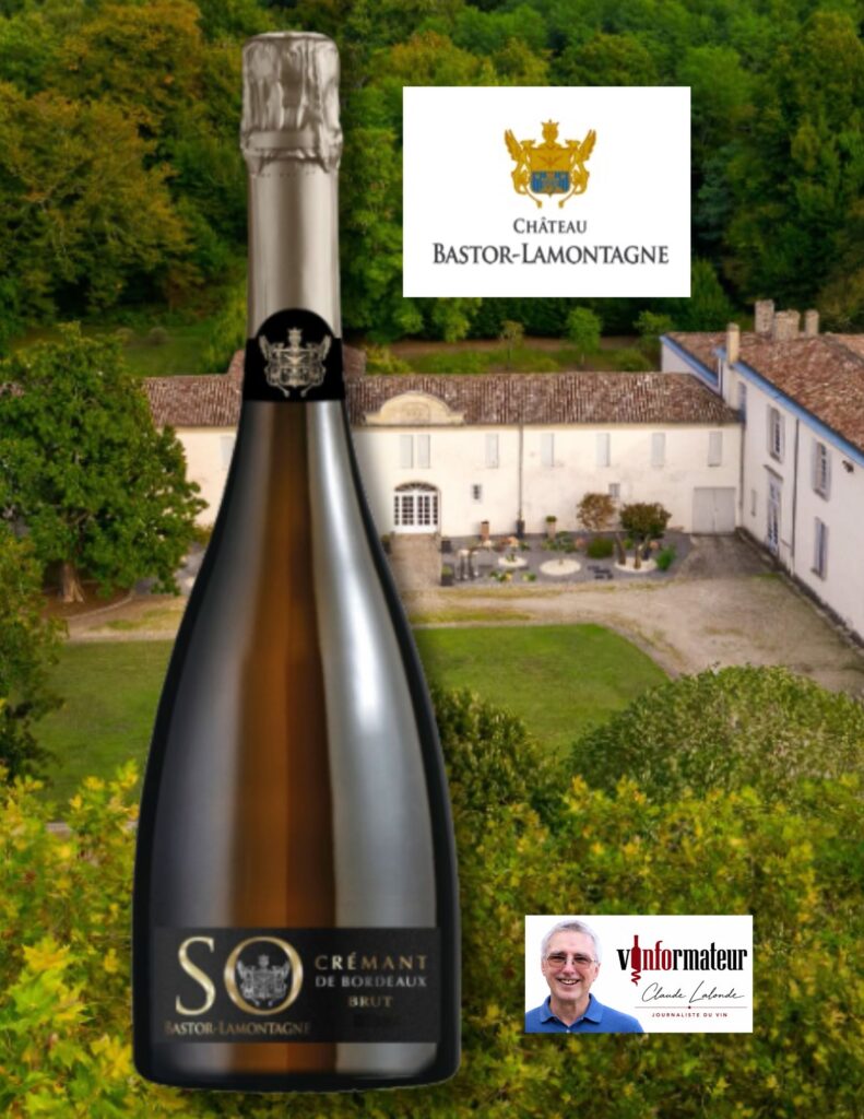 SO Crémant de Bordeaux Brut, Bastor Lamontagne, 2022 bouteille