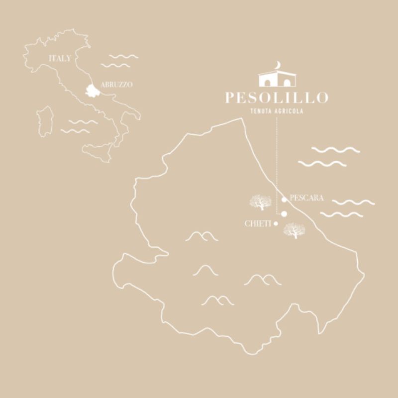 Carte viticole Abruzzes