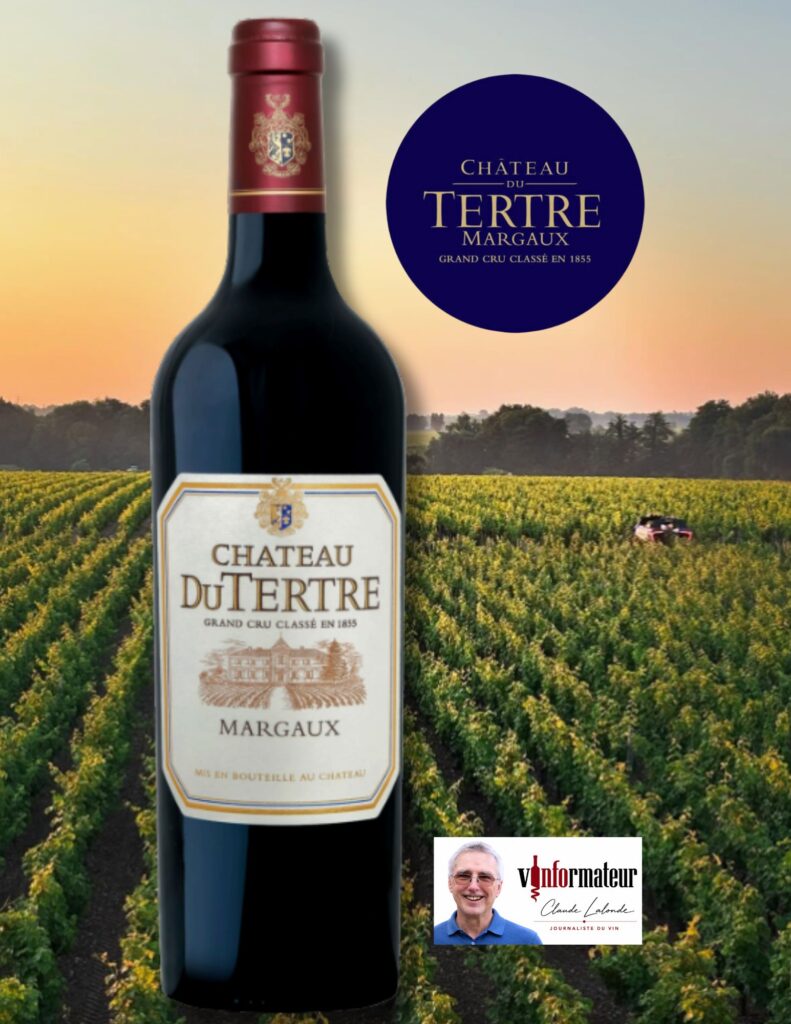 Château du Tertre, Bordeaux, Margaux AOP, vin rouge, 2014 bouteille