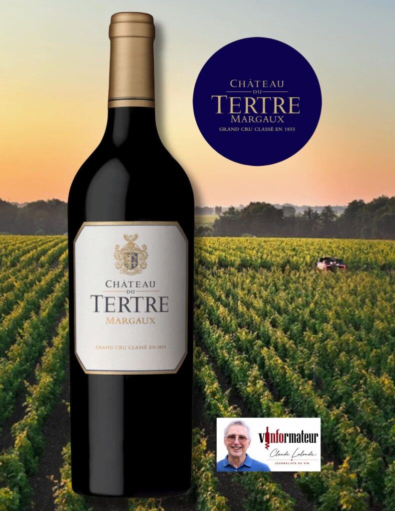 Château du Tertre, Bordeaux, Margaux AOP, vin rouge, 2018 bouteille