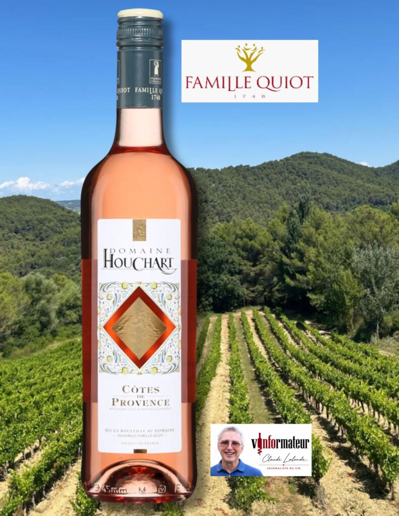 Domaine Houchart, Côtes de Provence, vin rosé, 2025 bouteille
