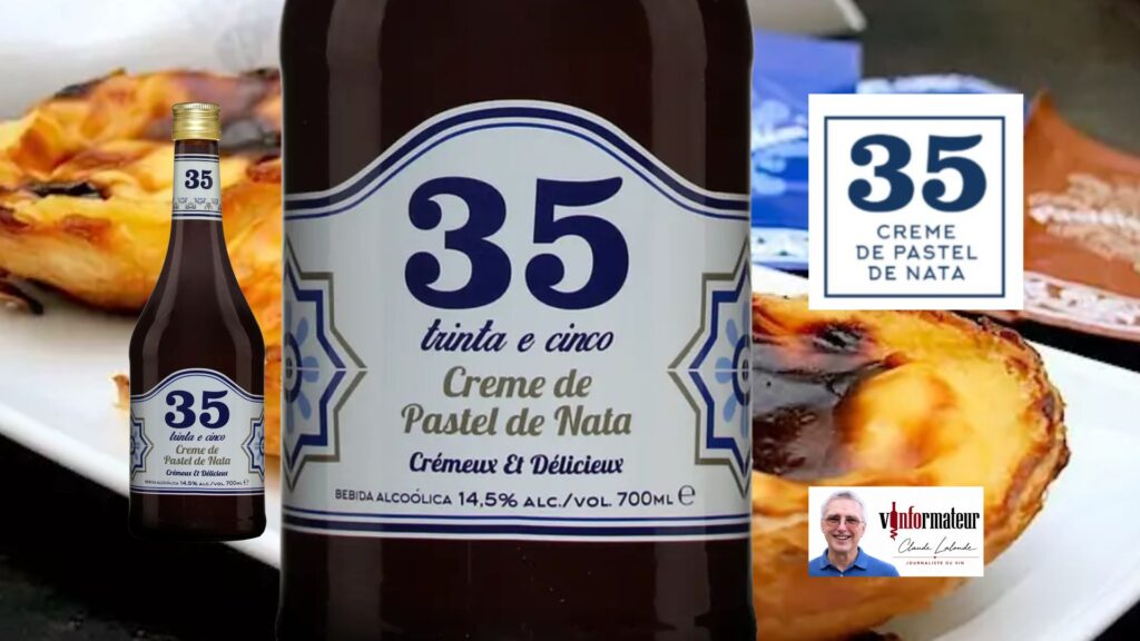 Une délicieuse liqueur à saveur de tartelette portugaise ‘’pastel de nata’’!