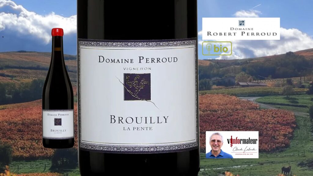 Domaine Robert Perroud La Pente 2024 : un Brouilly tout en fraîcheur et en finesse à 27,40 $