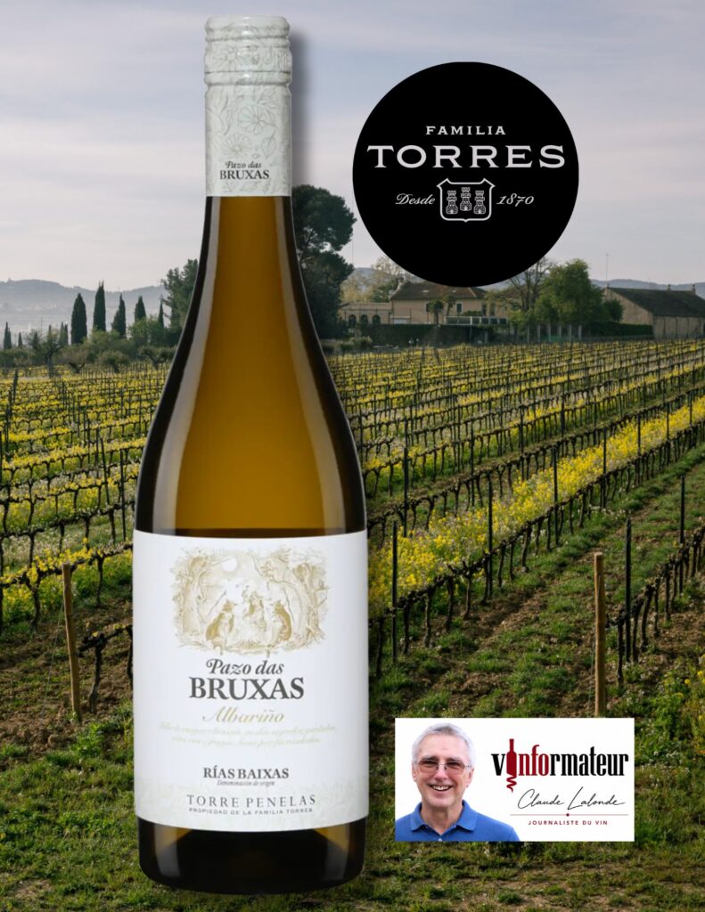 Torres, Paxos das Bruxas, Espagne, Rias Baixas, vin blanc, 2025, bouteille