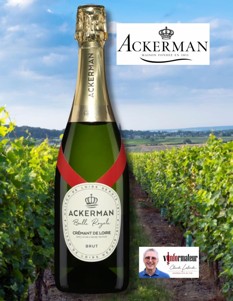 France, Loire, Ackerman, Crémant de Loire, Bulle Royale, Brut, Méthode Traditionnelle bouteille