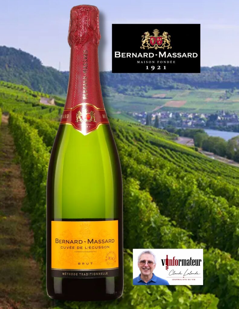 Bernard-Massard, Cuvée de l’Écusson, Brut, Luxembourg, vin mousseux bouteille