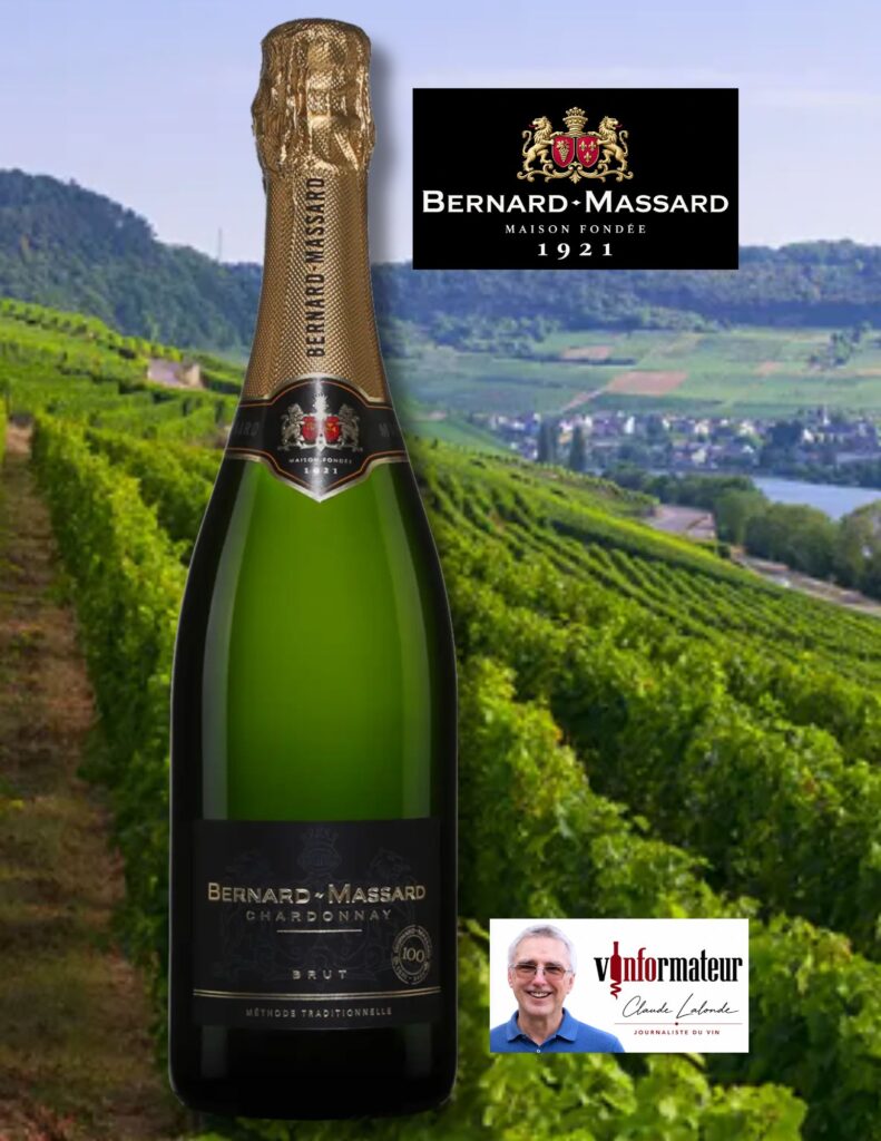 Bernard-Massard, Cuvée de l’Écusson, Chardonnay, Brut, Luxembourg, vin mousseux bouteille