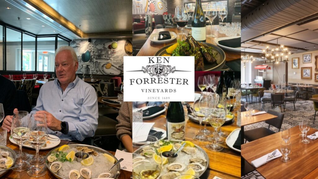 Dégustation des vins de Ken Forrester au Manoir Saint-Sauveur