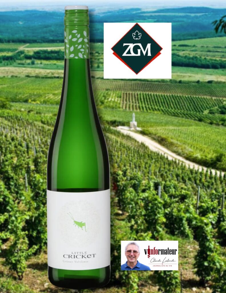 Little Cricket, Gruner Veltliner, Hongrie, Pannonhalma-Sokoróalja, vin blanc, 2024 bouteille