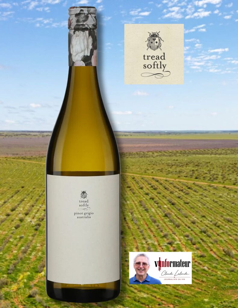 Tread Softly, Pinot Grigio, Australie, South Eastern Australia, vin blanc, 2025 bouteille
