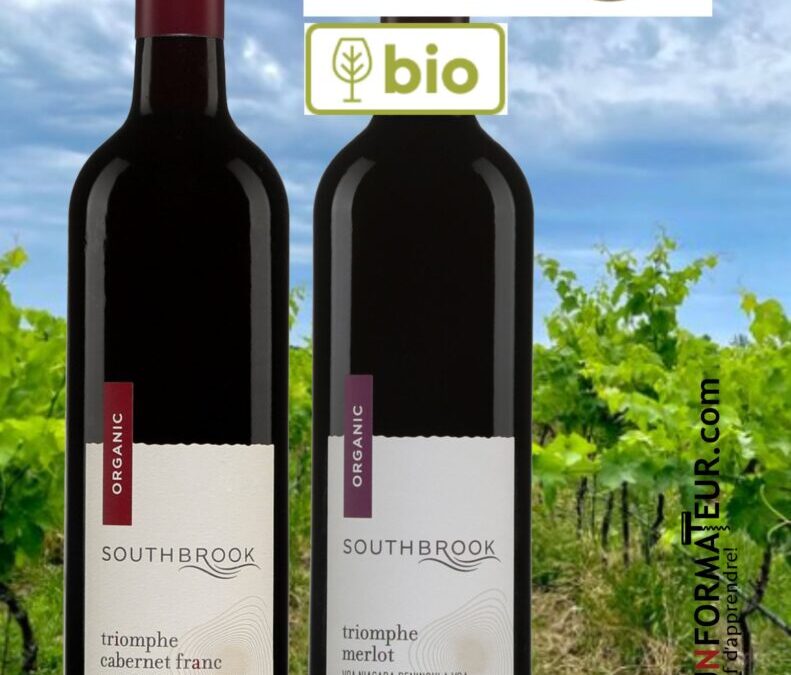 Deux succulents vins rouges bio de la maison Southbrook à découvrir.