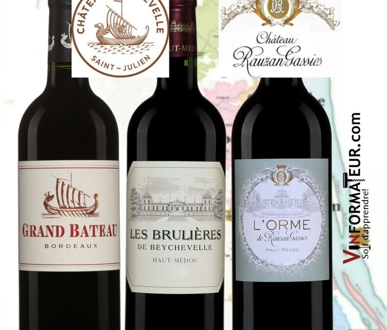 Trois vins de Bordeaux à l’honneur!