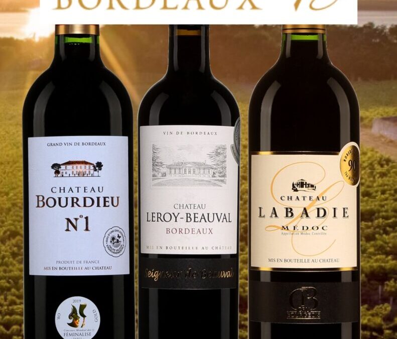 3 vins rouges de Bordeaux amples et généreux!