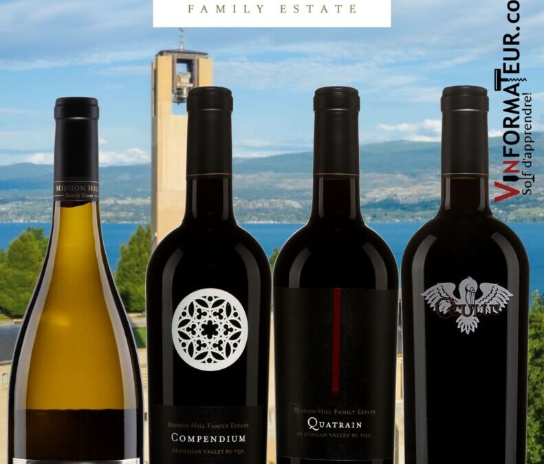 Le pinacle des vins au Canada. Mission Hill Family Estate, Vallée de l’Okanagan.