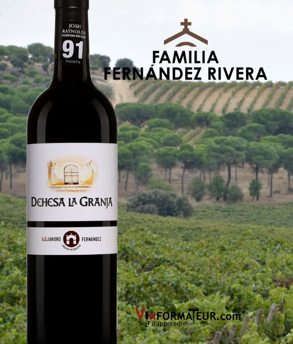 Un vin rouge d’Espagne riche et généreux! Dehesa La Granja 2014.