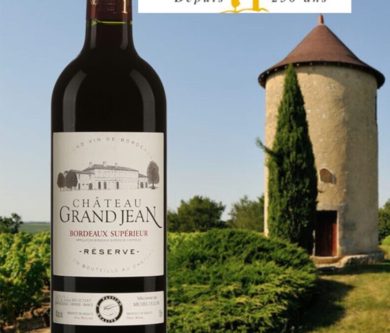 Château Grand Jean Bordeaux Réserve 2020.