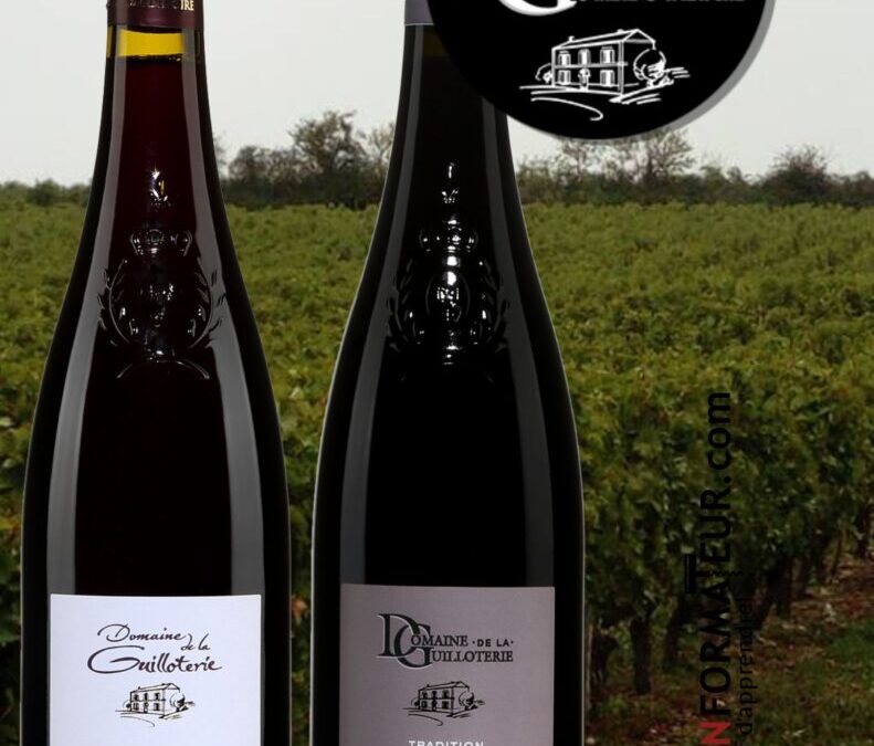Deux superbes expressions de Cabernet franc de la région d&rsquo;Anjou Saumur! Domaine de la Guilloterie, cuvées Affinité et Tradition.