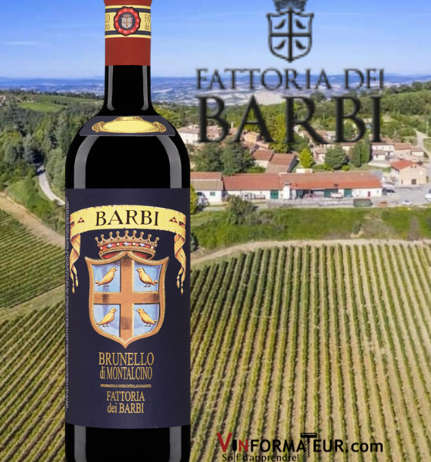Découvrez ce magnifique Brunello di Montalcino 2016 de Fattoria dei Barbi!